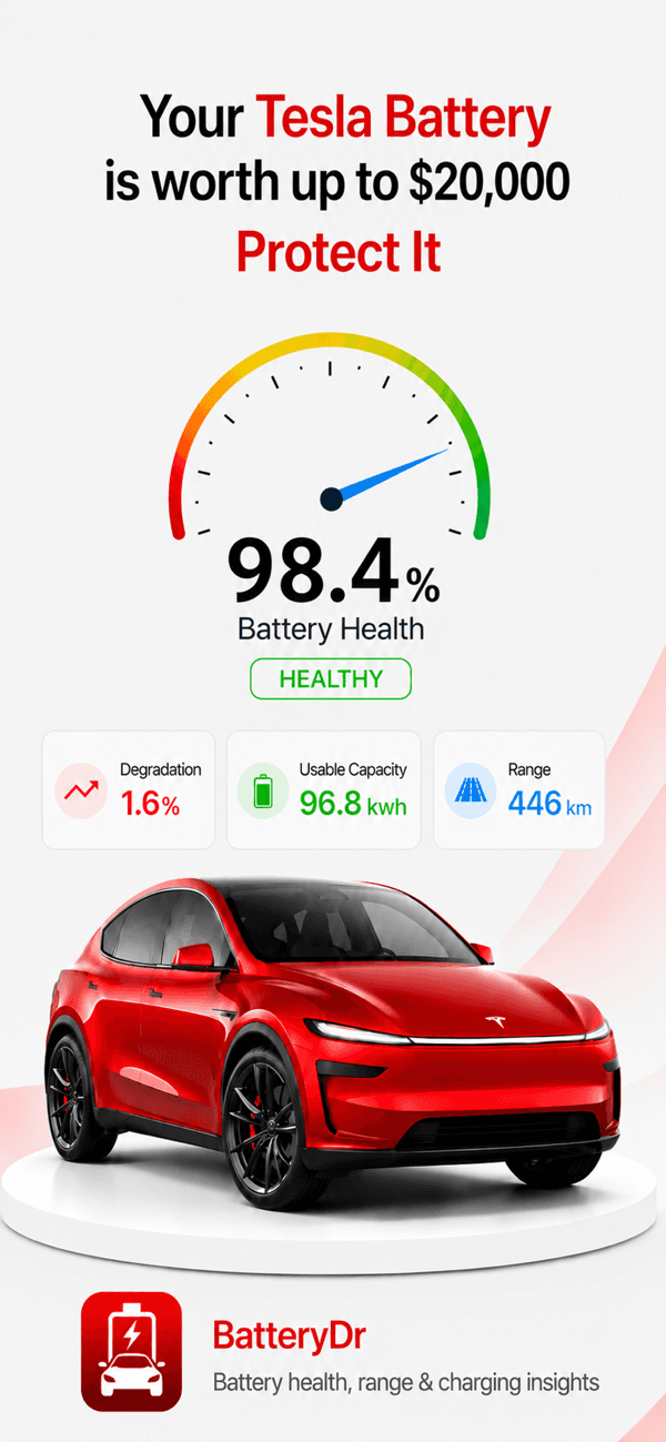 BatteryDr: Tesla Battery Care screenshot 1