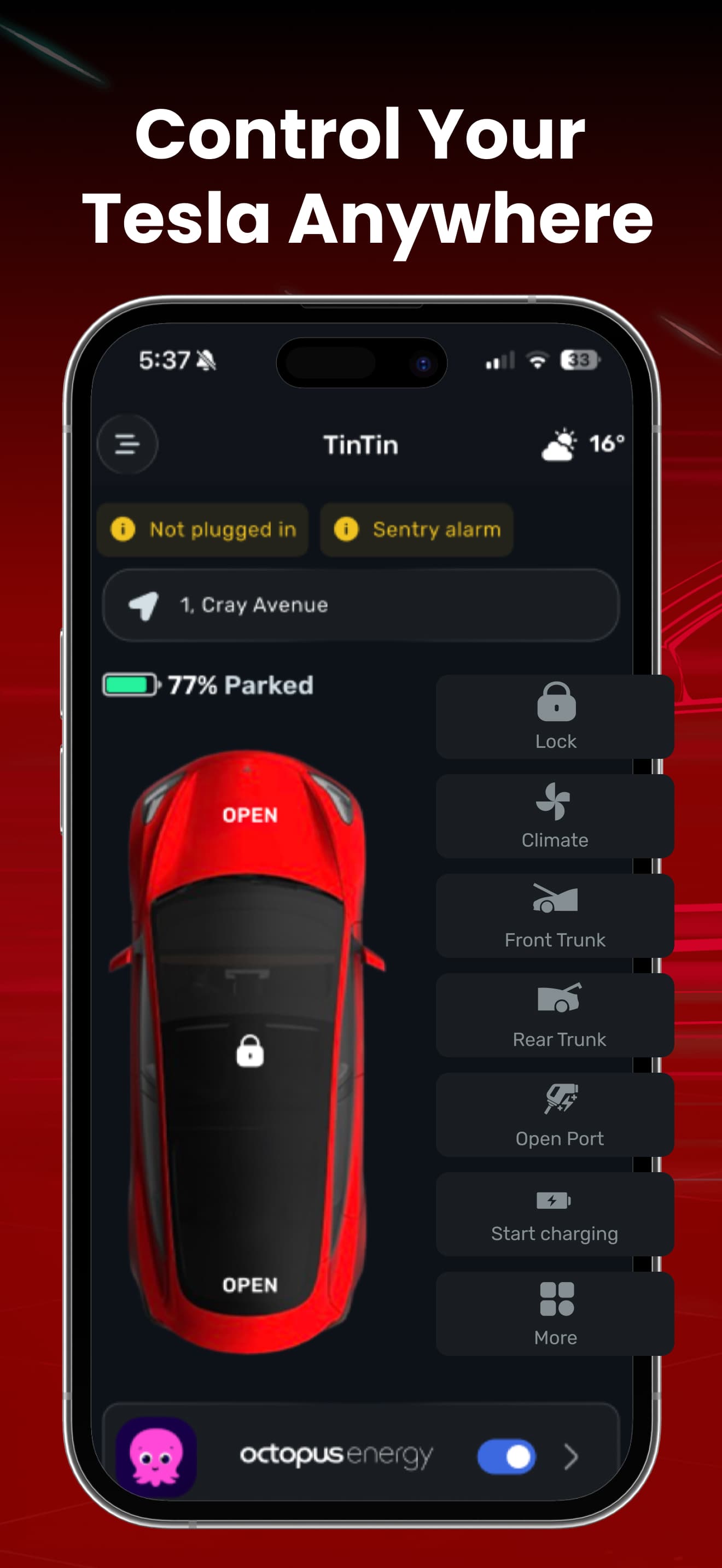 Tesla App – Elvee screenshot 1
